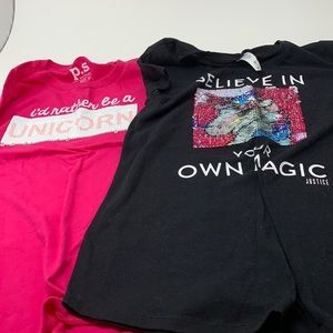Girls Tee Shirt Bundle ! P.S. from Aeropostale+Justice